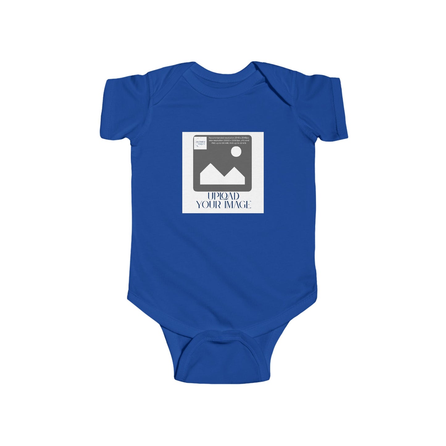 Infant Bodysuit — Custom Upload Image Baby Onesie