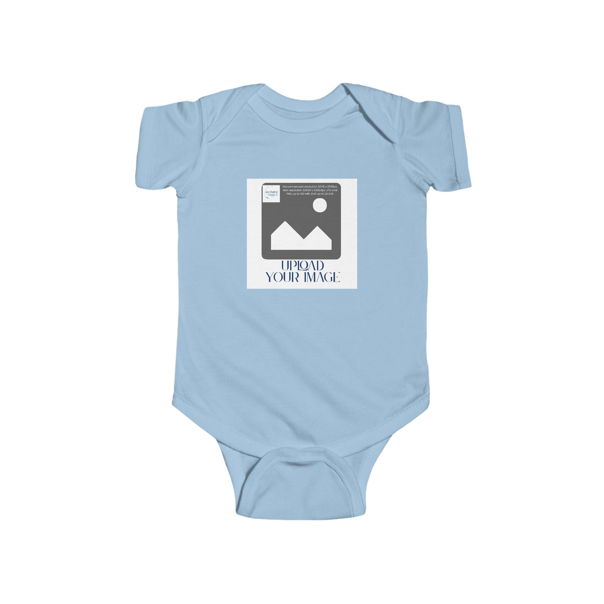 Infant Bodysuit — Custom Upload Image Baby Onesie