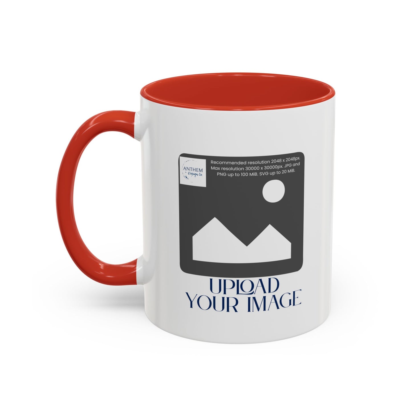 Custom Accent Coffee Mug – Personalized Photo Upload 11/15oz