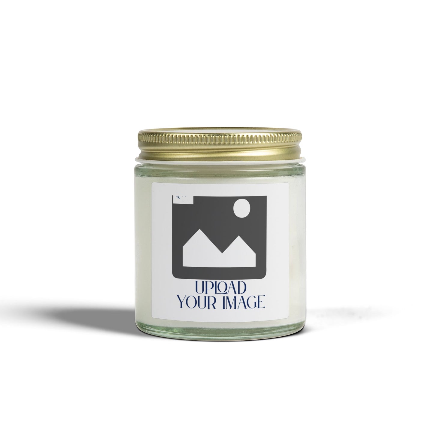 Coconut Apricot Soy Candle — Upload & Customize Scented Jar Candle for Home, Spa & Gifts