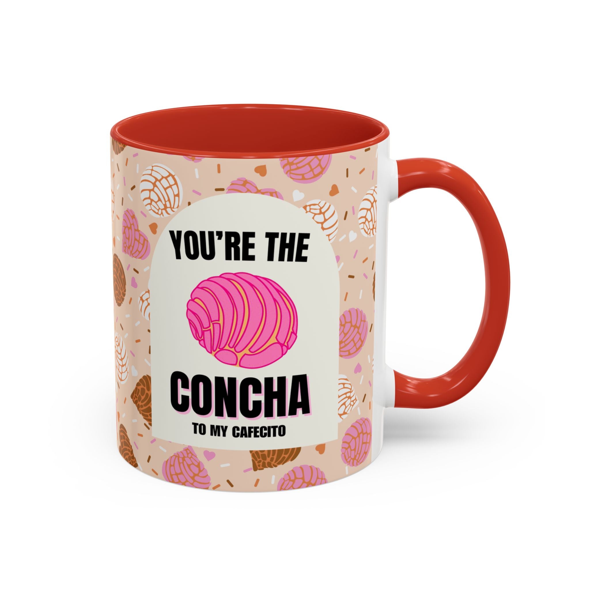 You're the Concha to my Cafecito | Full wrap accent mug