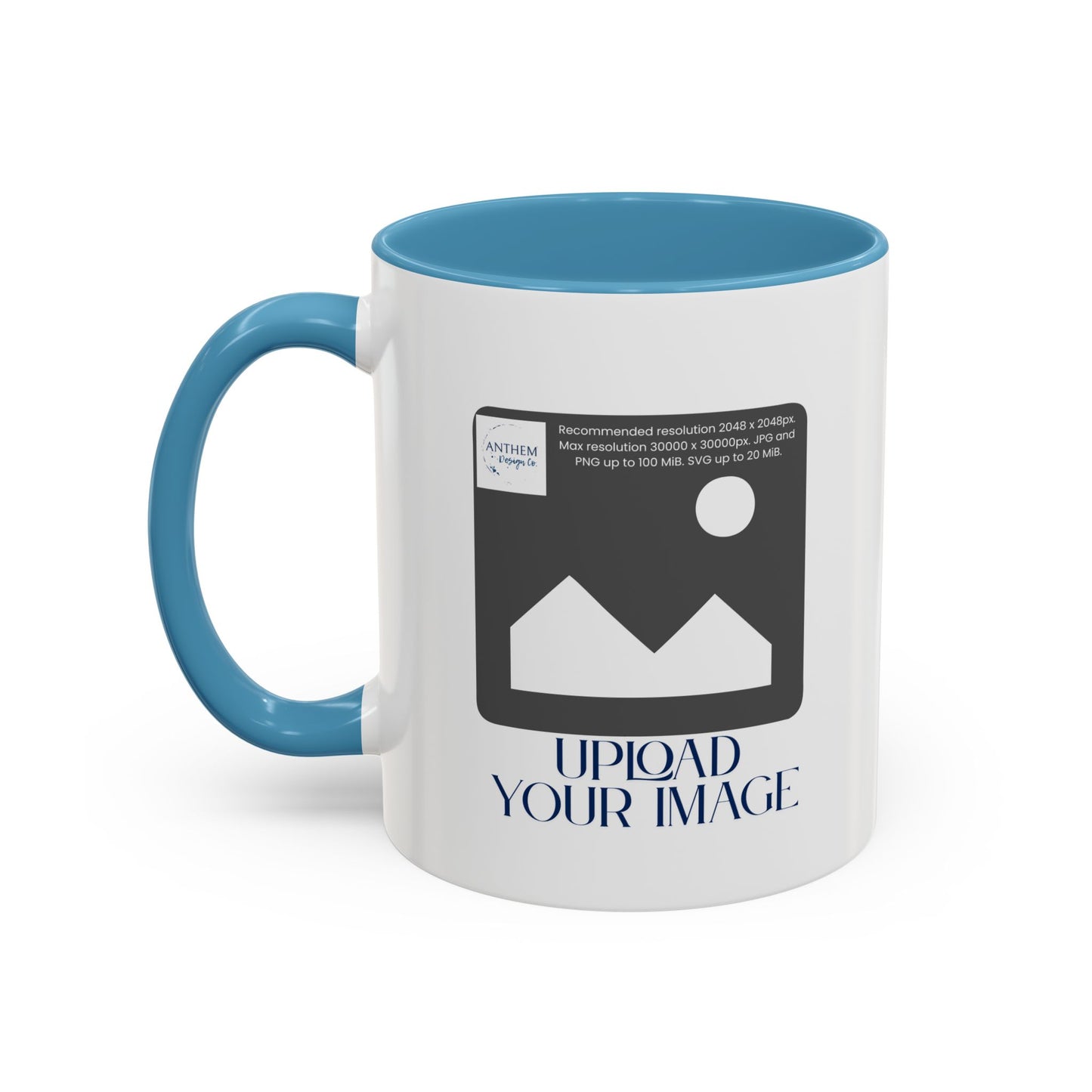 Custom Accent Coffee Mug – Personalized Photo Upload 11/15oz