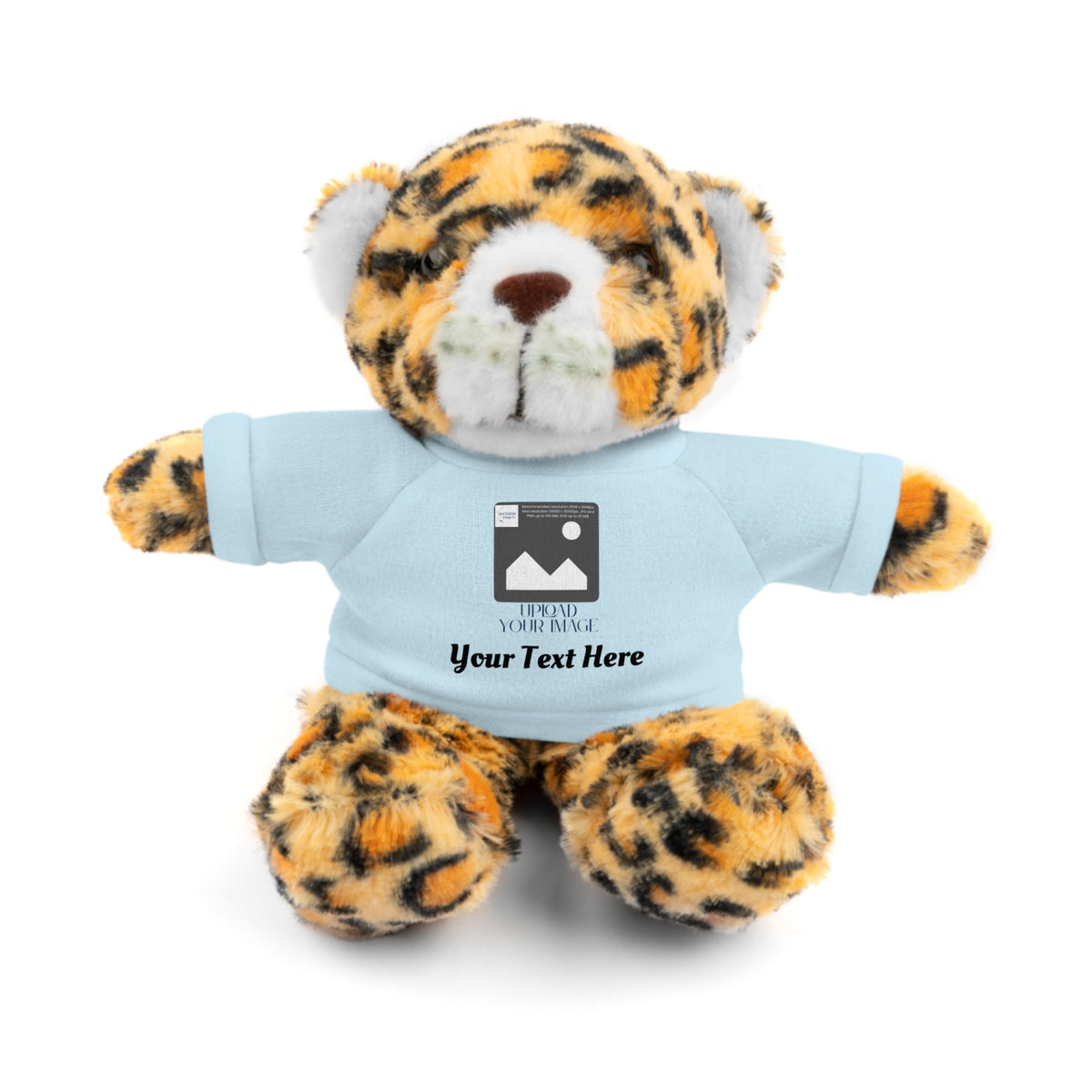 Personalized Stuffed Animal with Custom T-Shirt | Name, Photo or Message Plush Gift