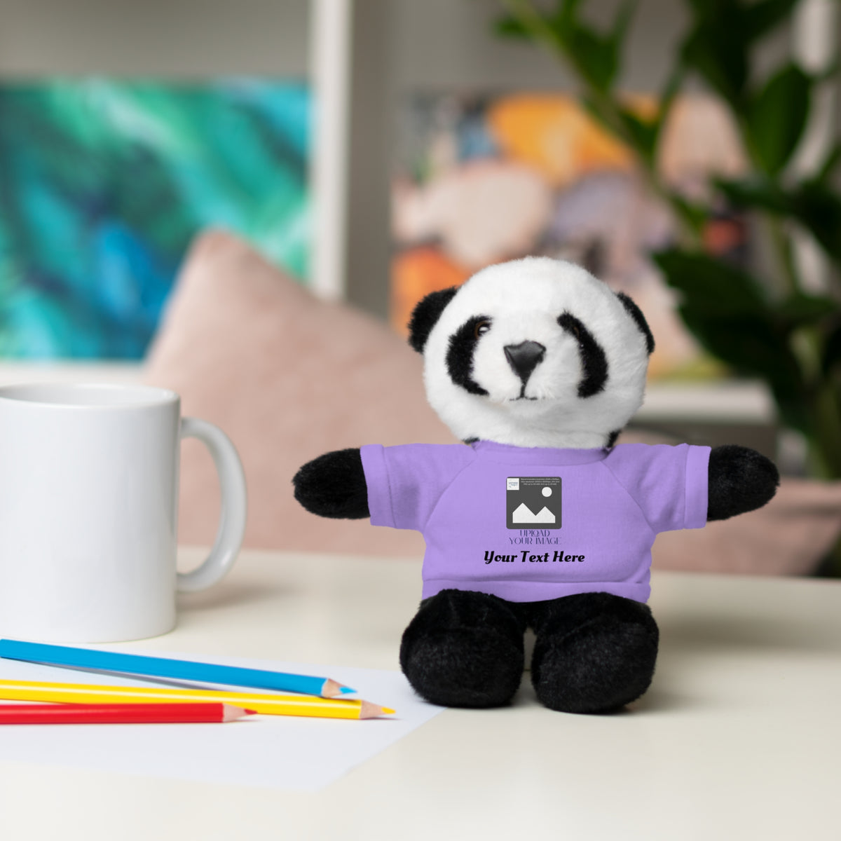 Personalized Stuffed Animal with Custom T-Shirt | Name, Photo or Message Plush Gift