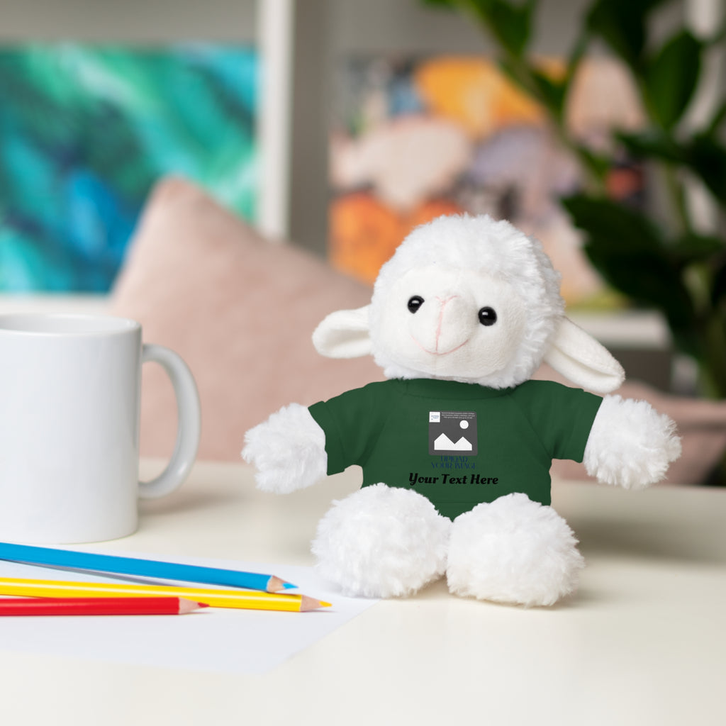 Personalized Stuffed Animal with Custom T-Shirt | Name, Photo or Message Plush Gift