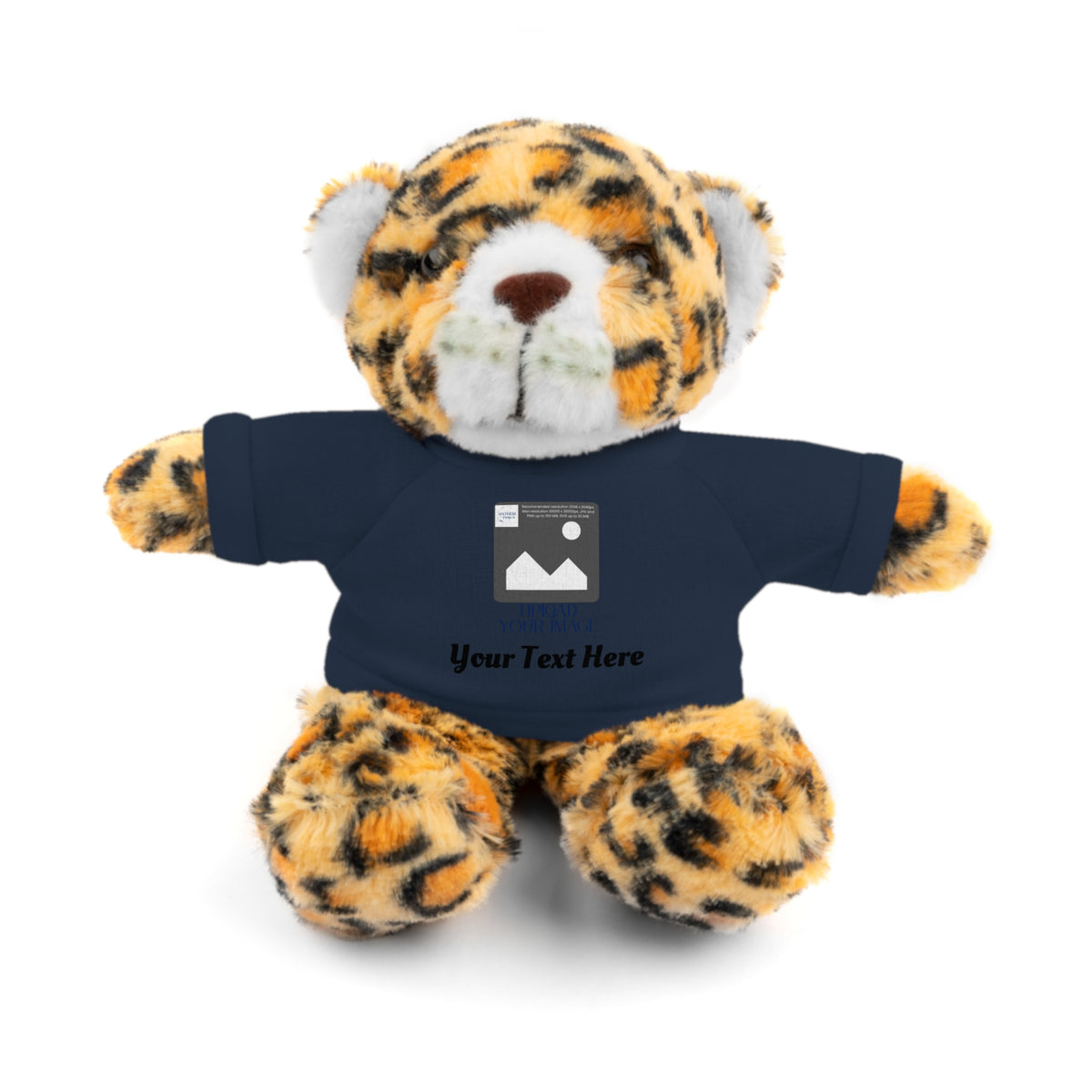 Personalized Stuffed Animal with Custom T-Shirt | Name, Photo or Message Plush Gift
