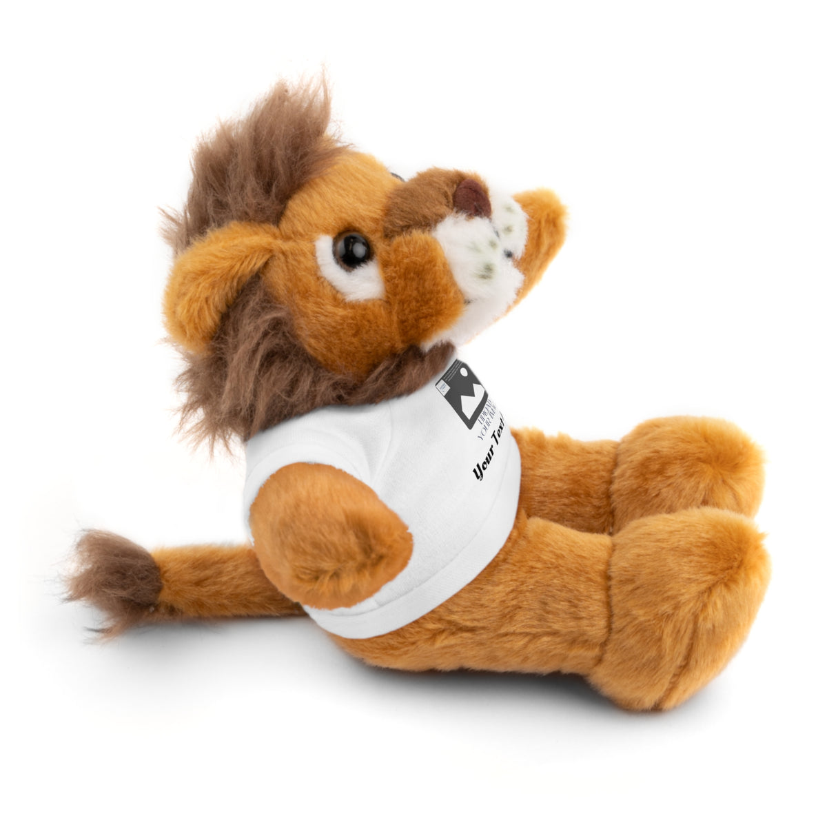 Personalized Stuffed Animal with Custom T-Shirt | Name, Photo or Message Plush Gift