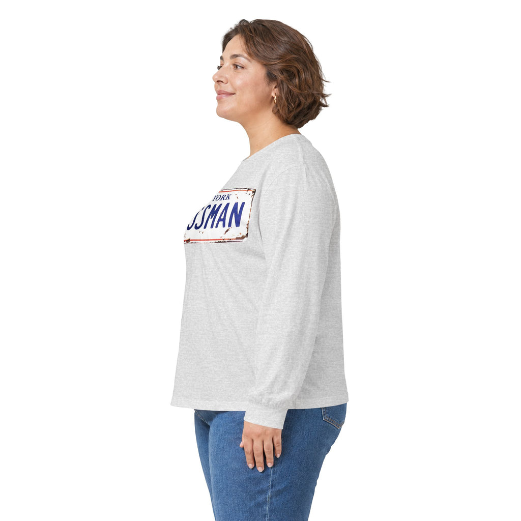 Assman License Plate Long Sleeve Tee — Funny New York Retro Graphic Shirt