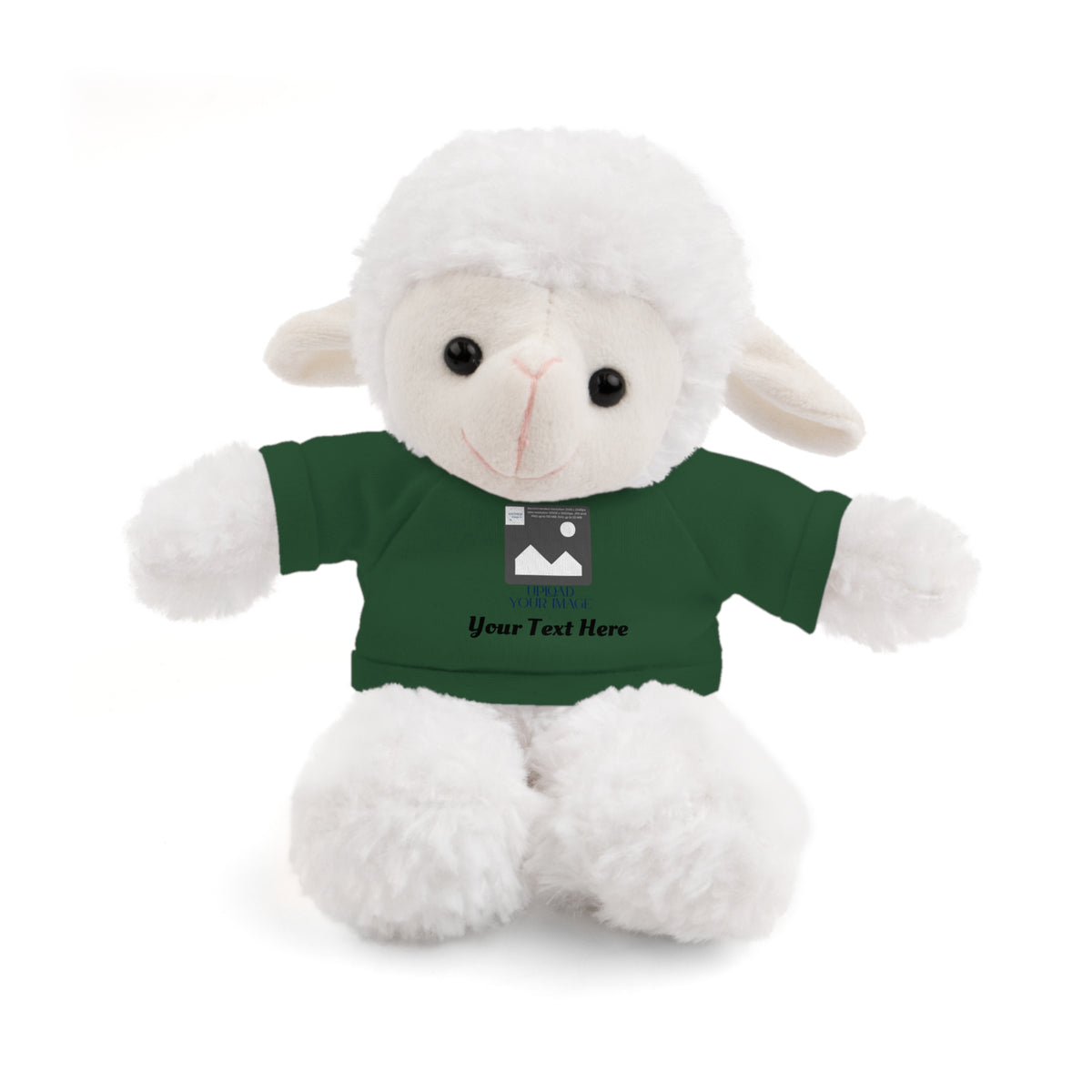 Personalized Stuffed Animal with Custom T-Shirt | Name, Photo or Message Plush Gift