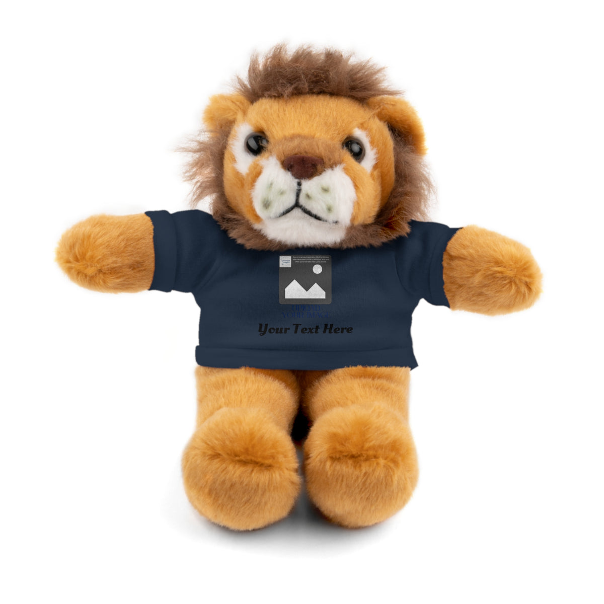Personalized Stuffed Animal with Custom T-Shirt | Name, Photo or Message Plush Gift
