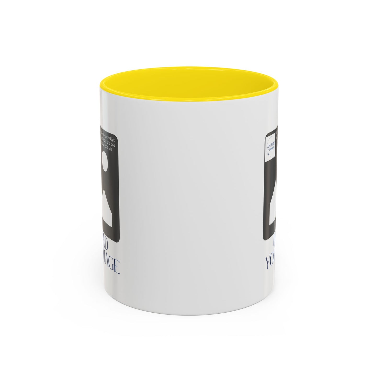 Custom Accent Coffee Mug – Personalized Photo Upload 11/15oz