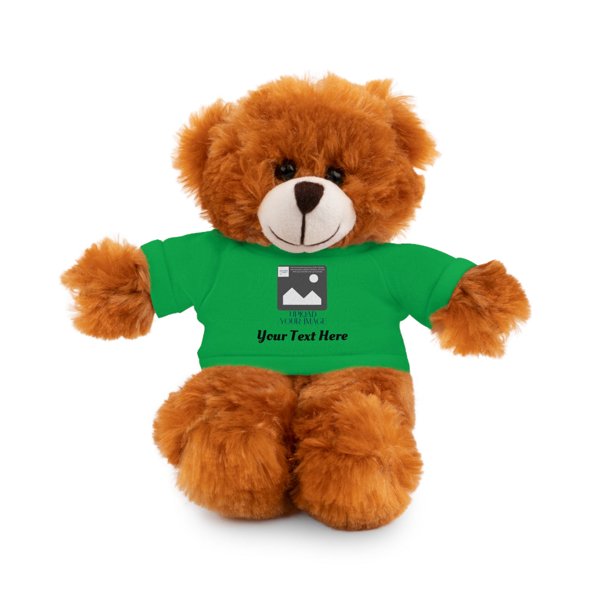 Personalized Stuffed Animal with Custom T-Shirt | Name, Photo or Message Plush Gift