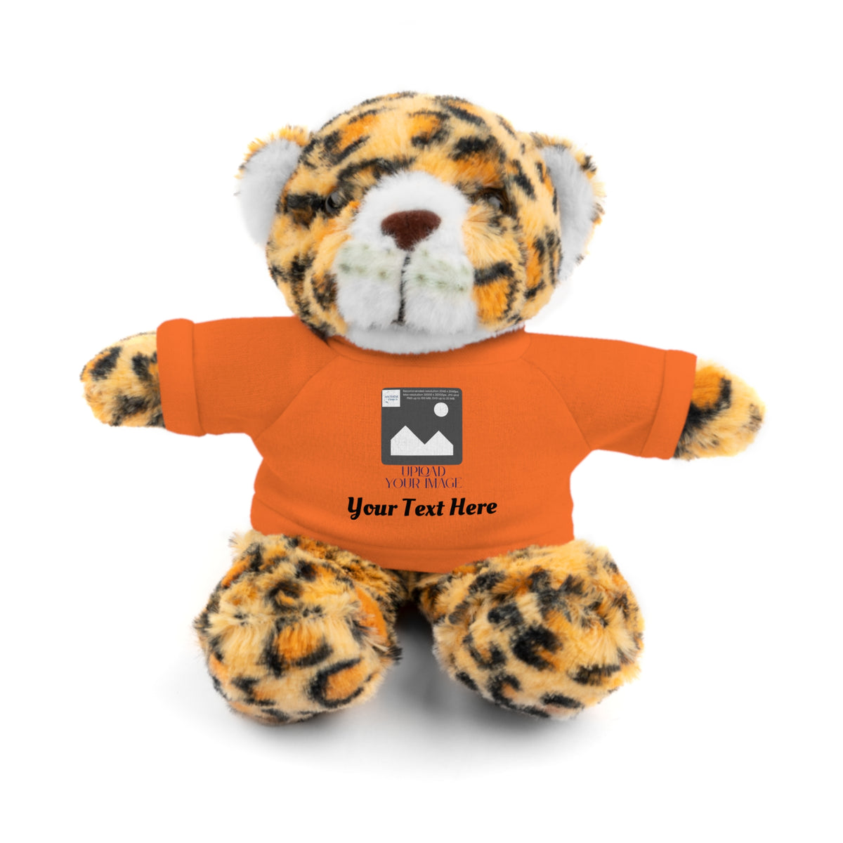Personalized Stuffed Animal with Custom T-Shirt | Name, Photo or Message Plush Gift