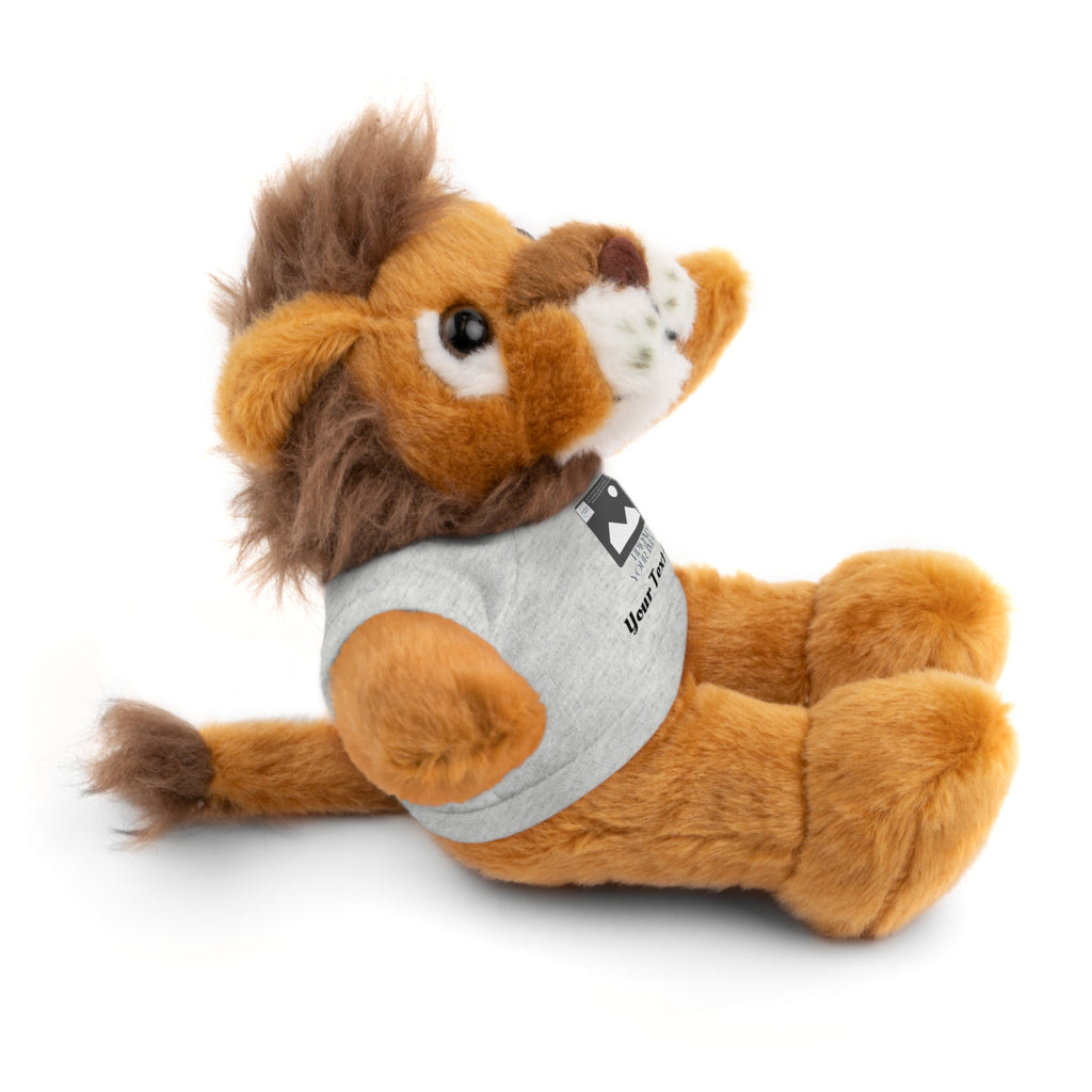 Personalized Stuffed Animal with Custom T-Shirt | Name, Photo or Message Plush Gift
