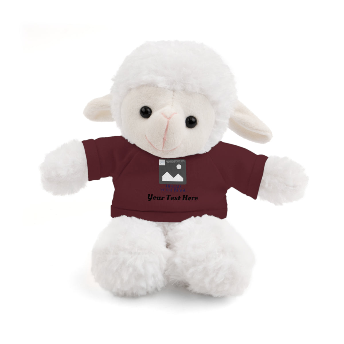 Personalized Stuffed Animal with Custom T-Shirt | Name, Photo or Message Plush Gift