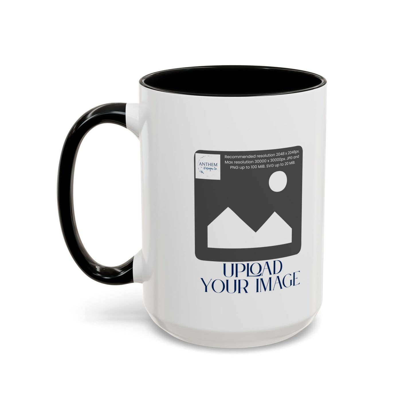 Custom Accent Coffee Mug – Personalized Photo Upload 11/15oz
