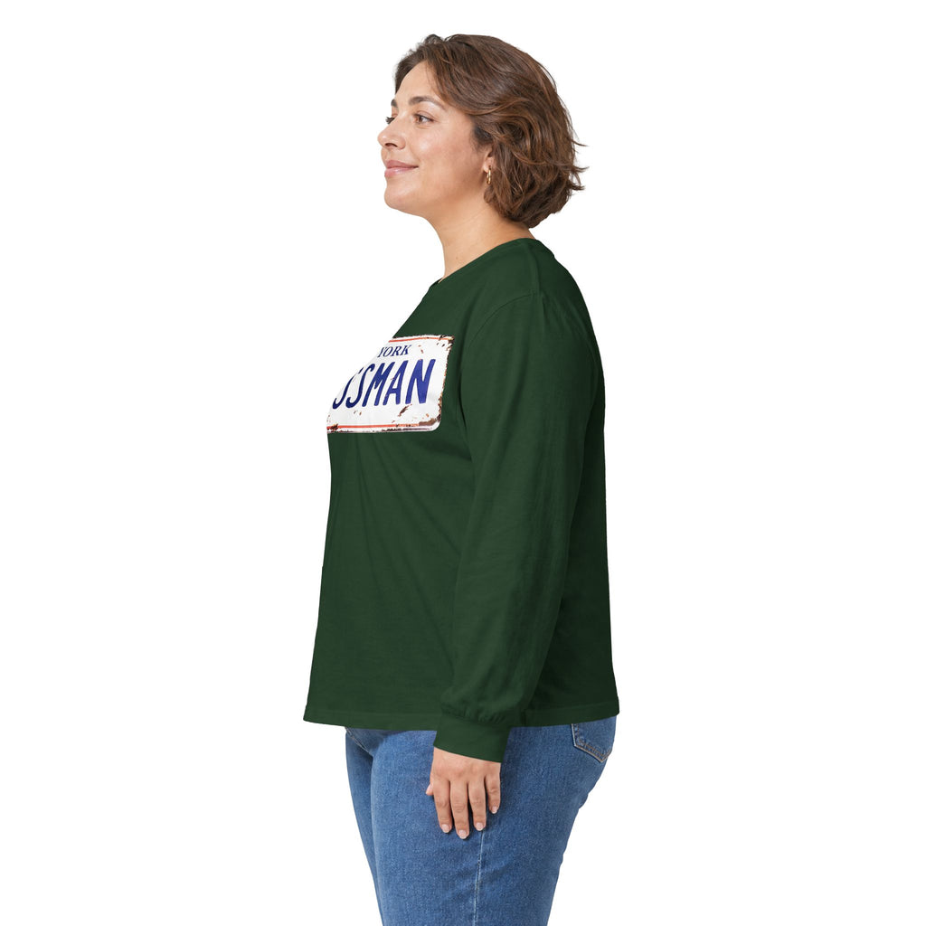 Assman License Plate Long Sleeve Tee — Funny New York Retro Graphic Shirt