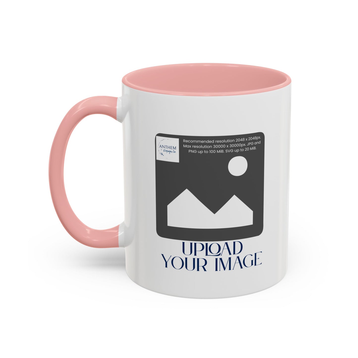 Custom Accent Coffee Mug – Personalized Photo Upload 11/15oz