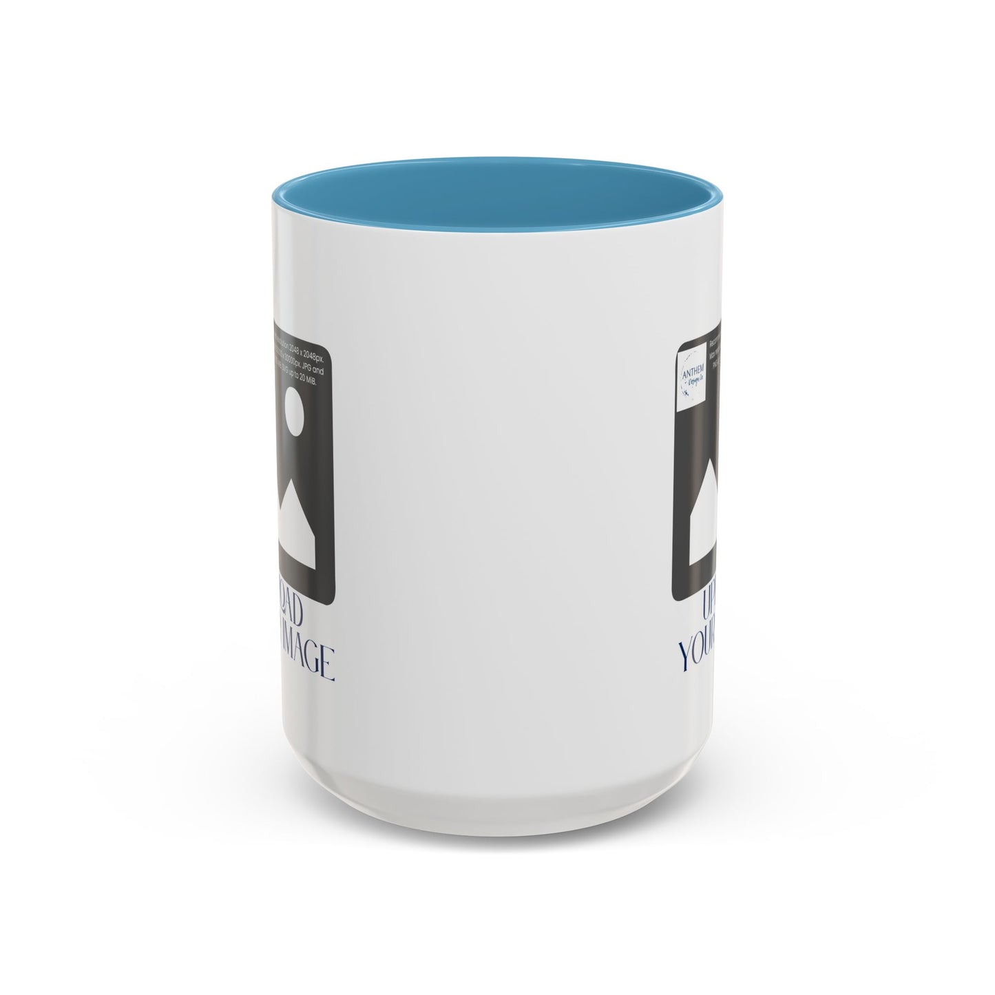 Custom Accent Coffee Mug – Personalized Photo Upload 11/15oz
