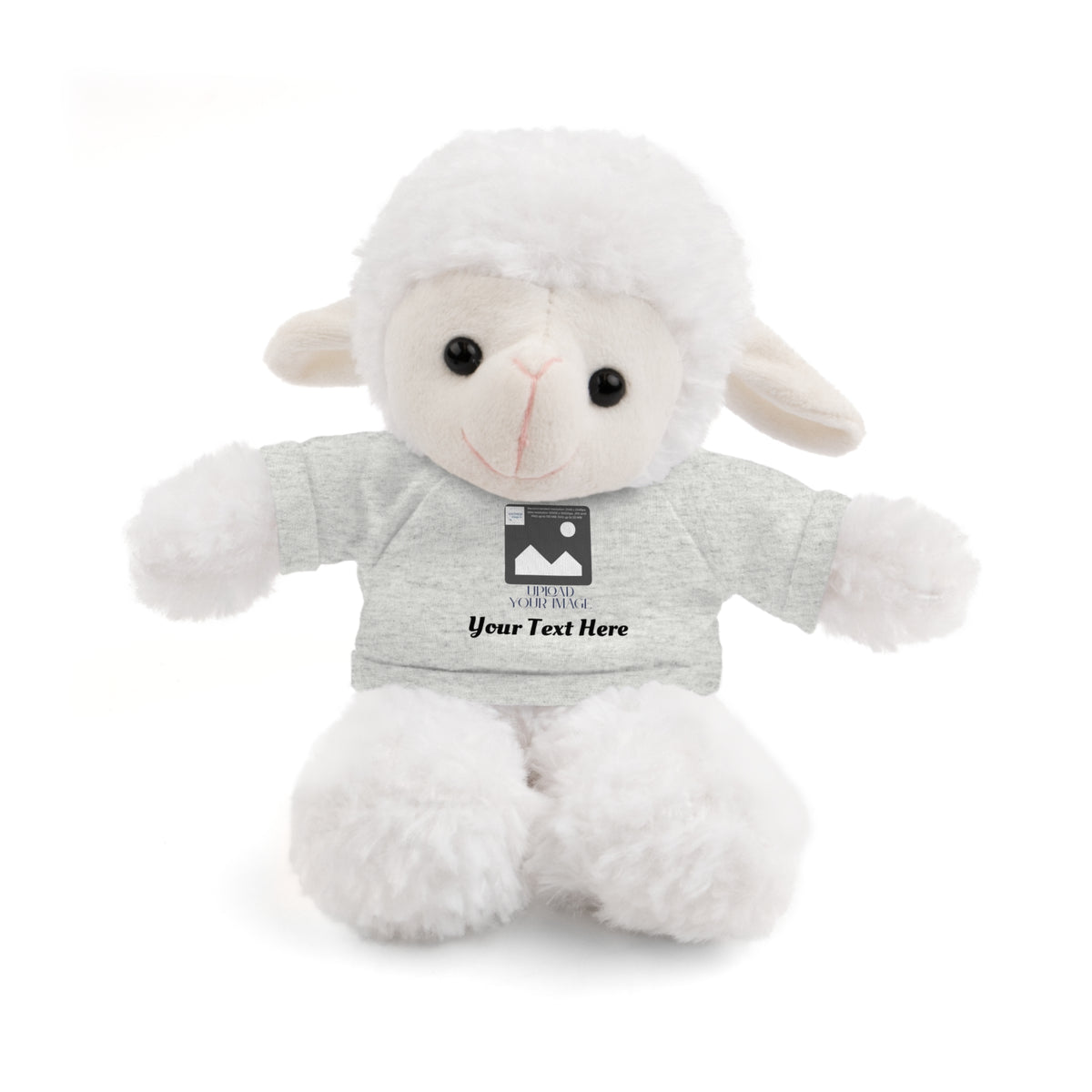 Personalized Stuffed Animal with Custom T-Shirt | Name, Photo or Message Plush Gift