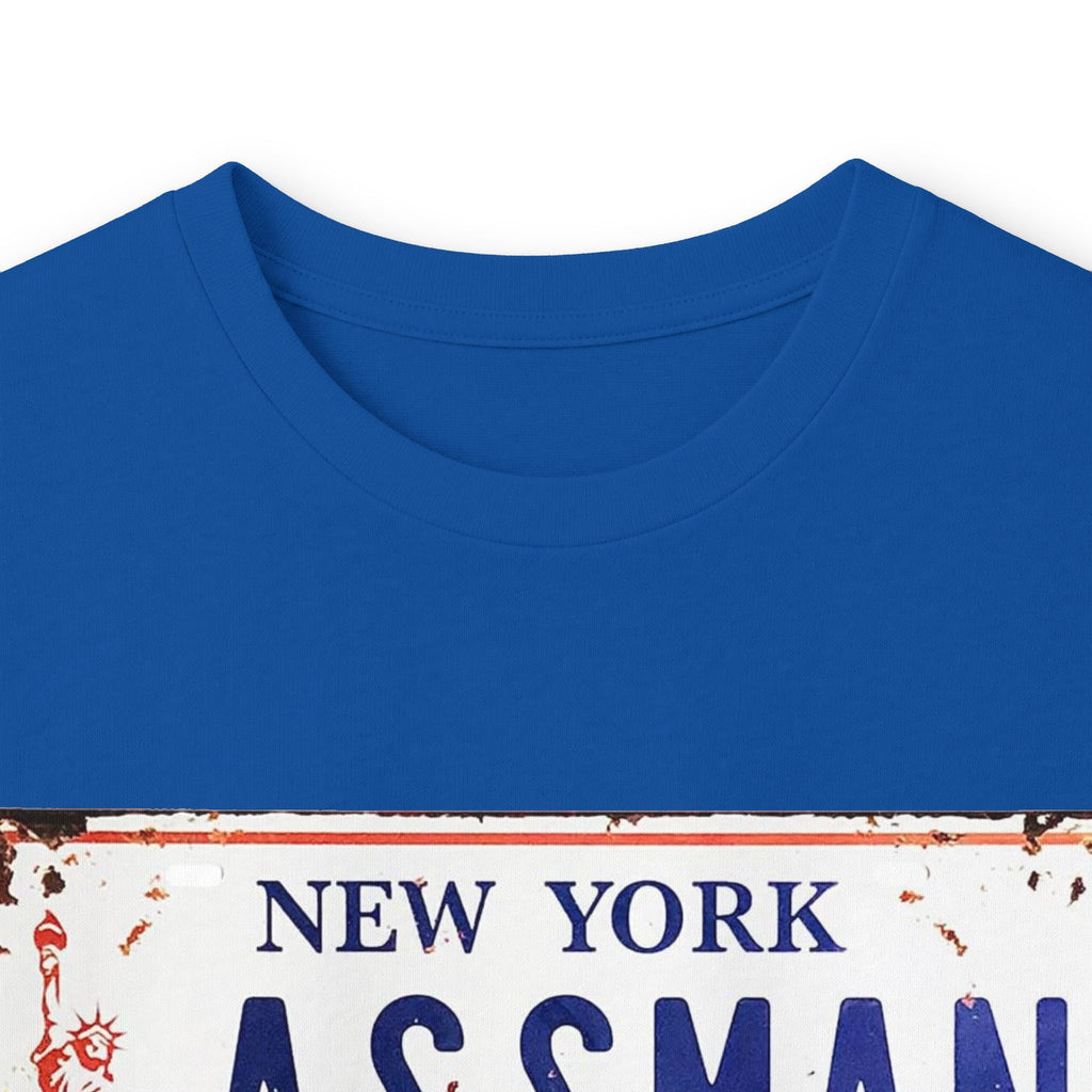 Assman License Plate Long Sleeve Tee — Funny New York Retro Graphic Shirt
