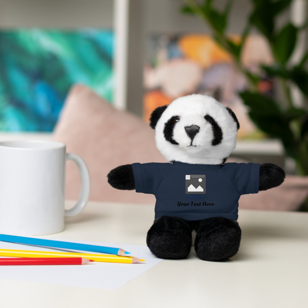 Personalized Stuffed Animal with Custom T-Shirt | Name, Photo or Message Plush Gift