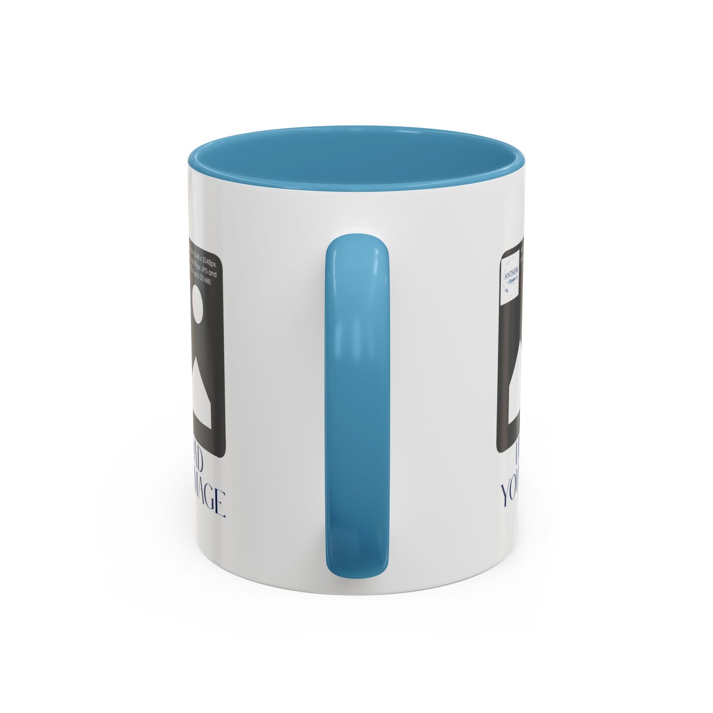 Custom Accent Coffee Mug – Personalized Photo Upload 11/15oz