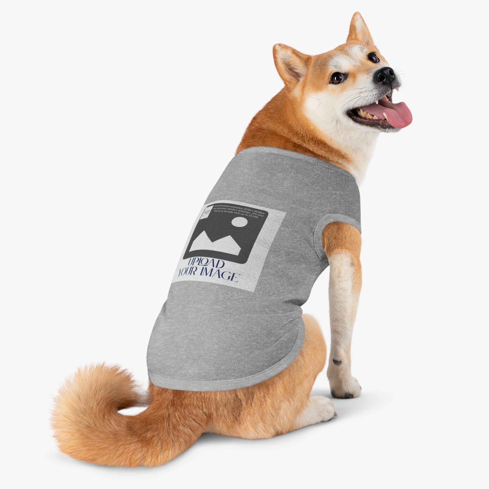 Customizable Pet Tank Top – Upload Your Image Personalized Dog/Cat Shirt