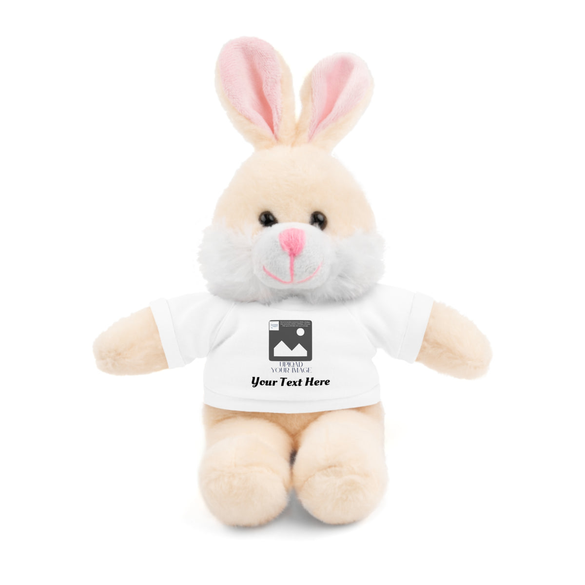 Personalized Stuffed Animal with Custom T-Shirt | Name, Photo or Message Plush Gift