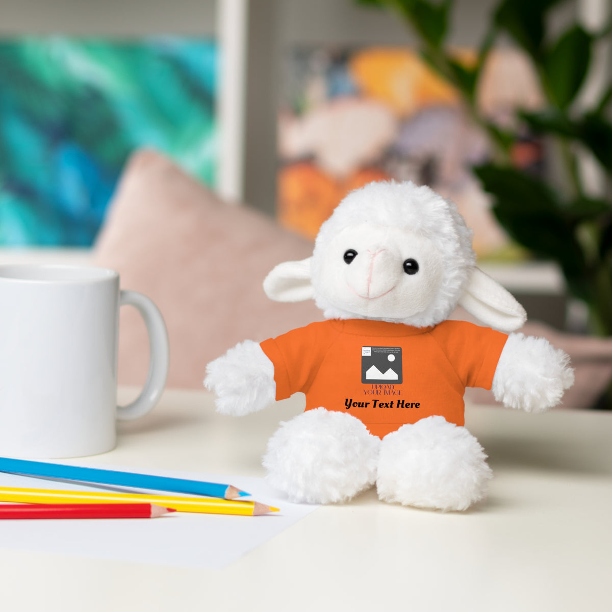 Personalized Stuffed Animal with Custom T-Shirt | Name, Photo or Message Plush Gift