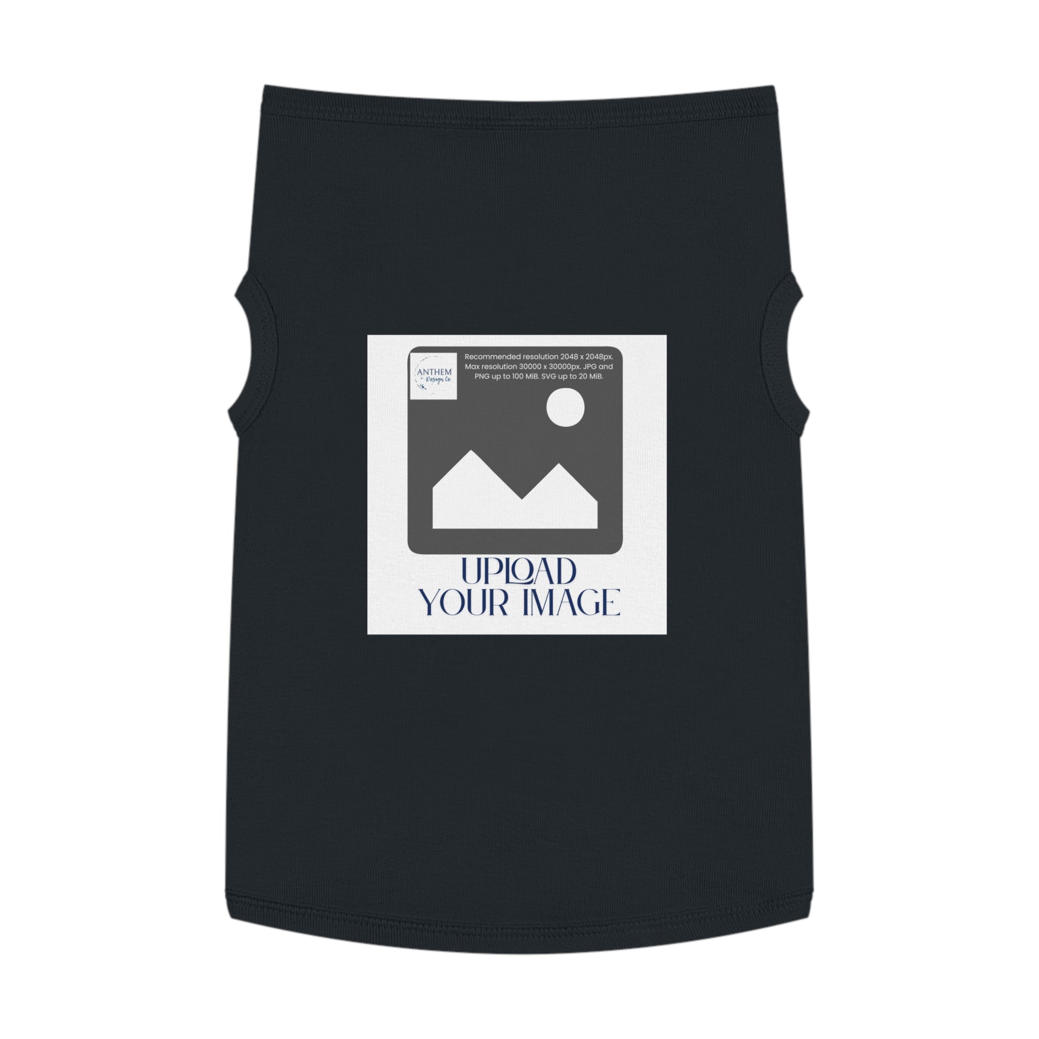 Customizable Pet Tank Top – Upload Your Image Personalized Dog/Cat Shirt