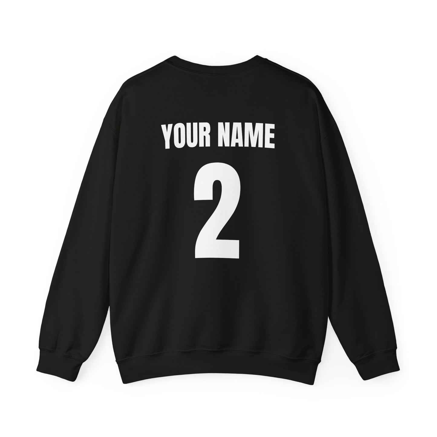 Game Day Crewneck Sweatshirt — Personalized Back Number & Name