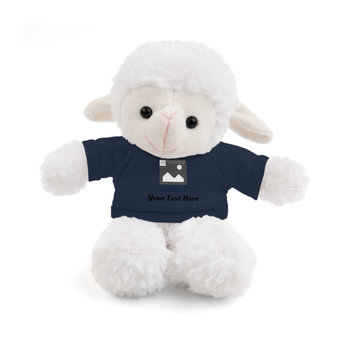 Personalized Stuffed Animal with Custom T-Shirt | Name, Photo or Message Plush Gift