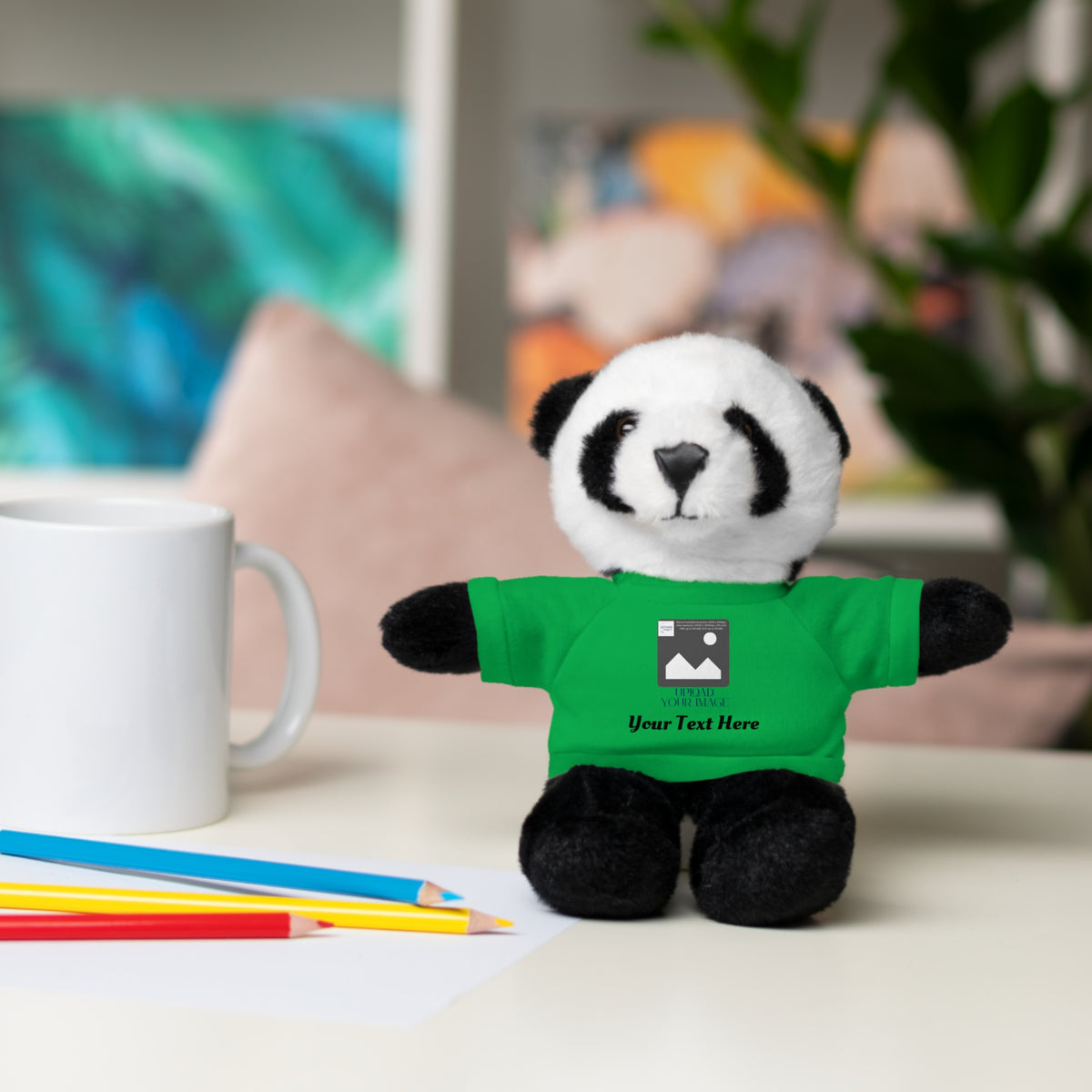 Personalized Stuffed Animal with Custom T-Shirt | Name, Photo or Message Plush Gift