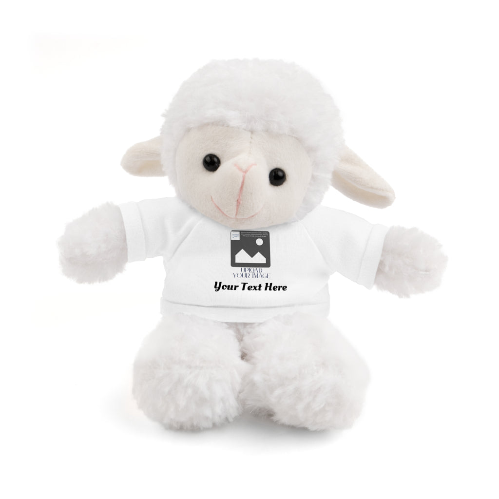 Personalized Stuffed Animal with Custom T-Shirt | Name, Photo or Message Plush Gift