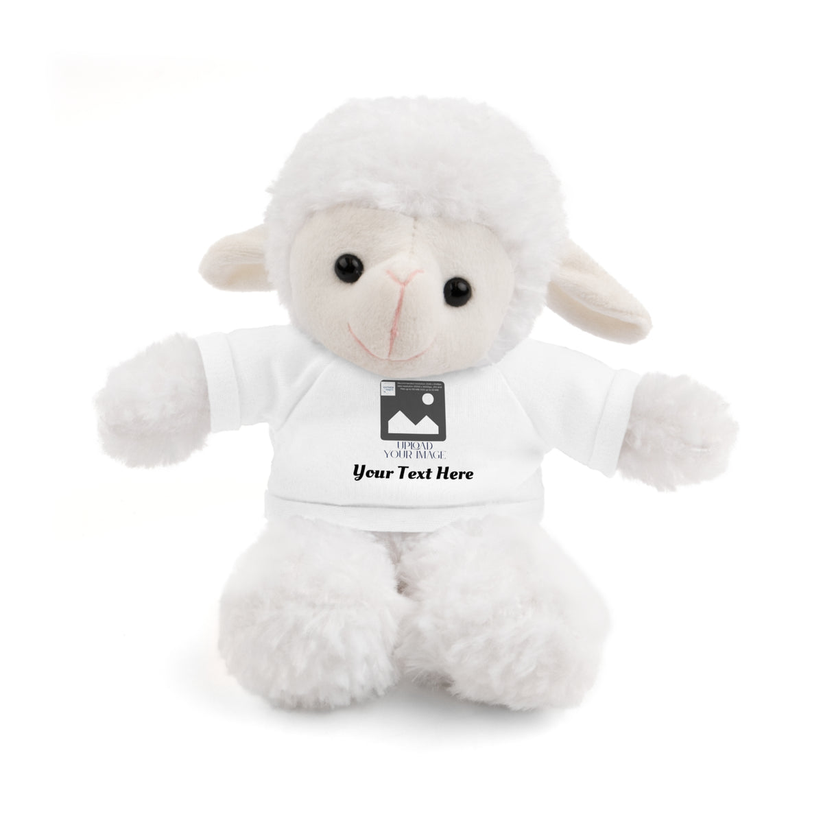 Personalized Stuffed Animal with Custom T-Shirt | Name, Photo or Message Plush Gift