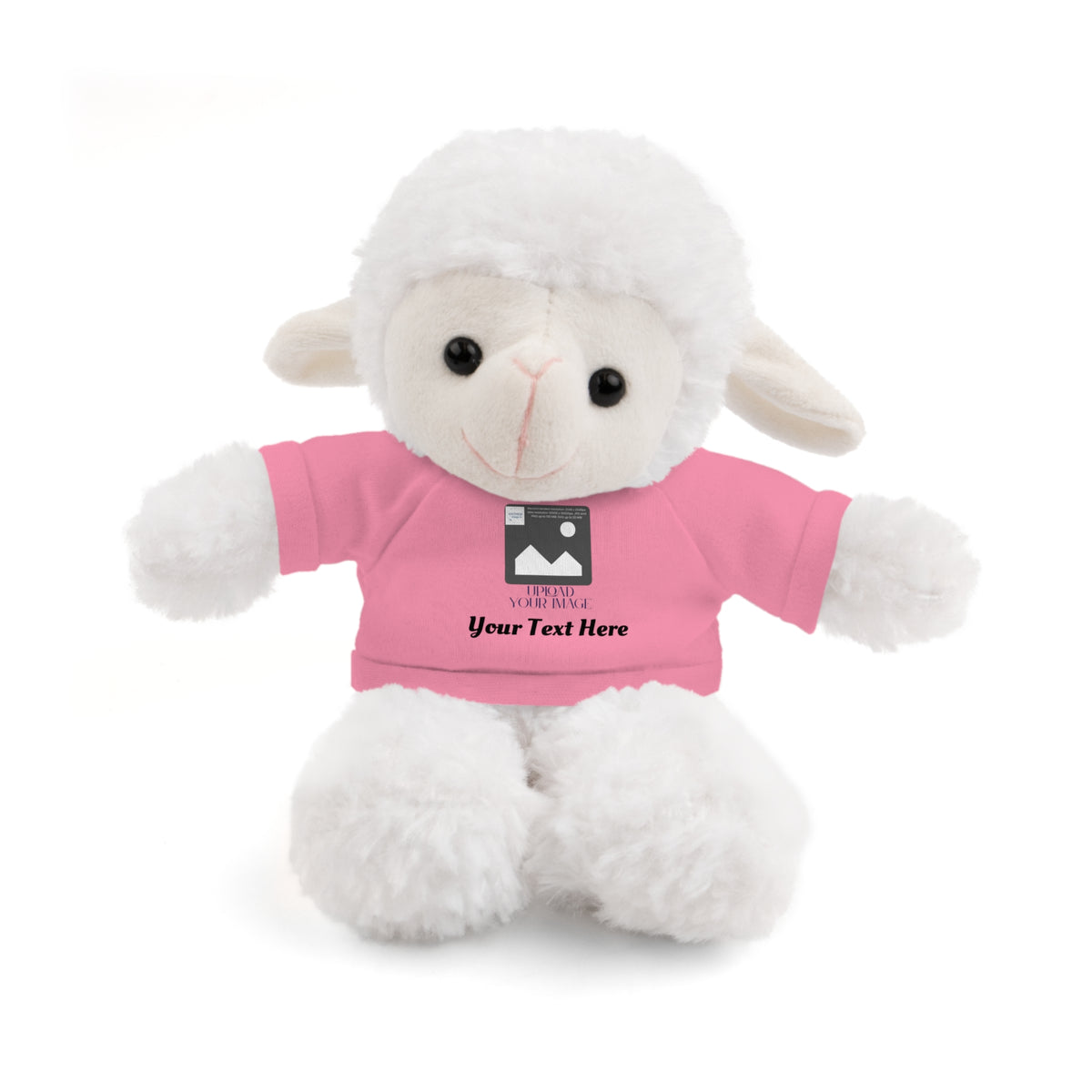 Personalized Stuffed Animal with Custom T-Shirt | Name, Photo or Message Plush Gift