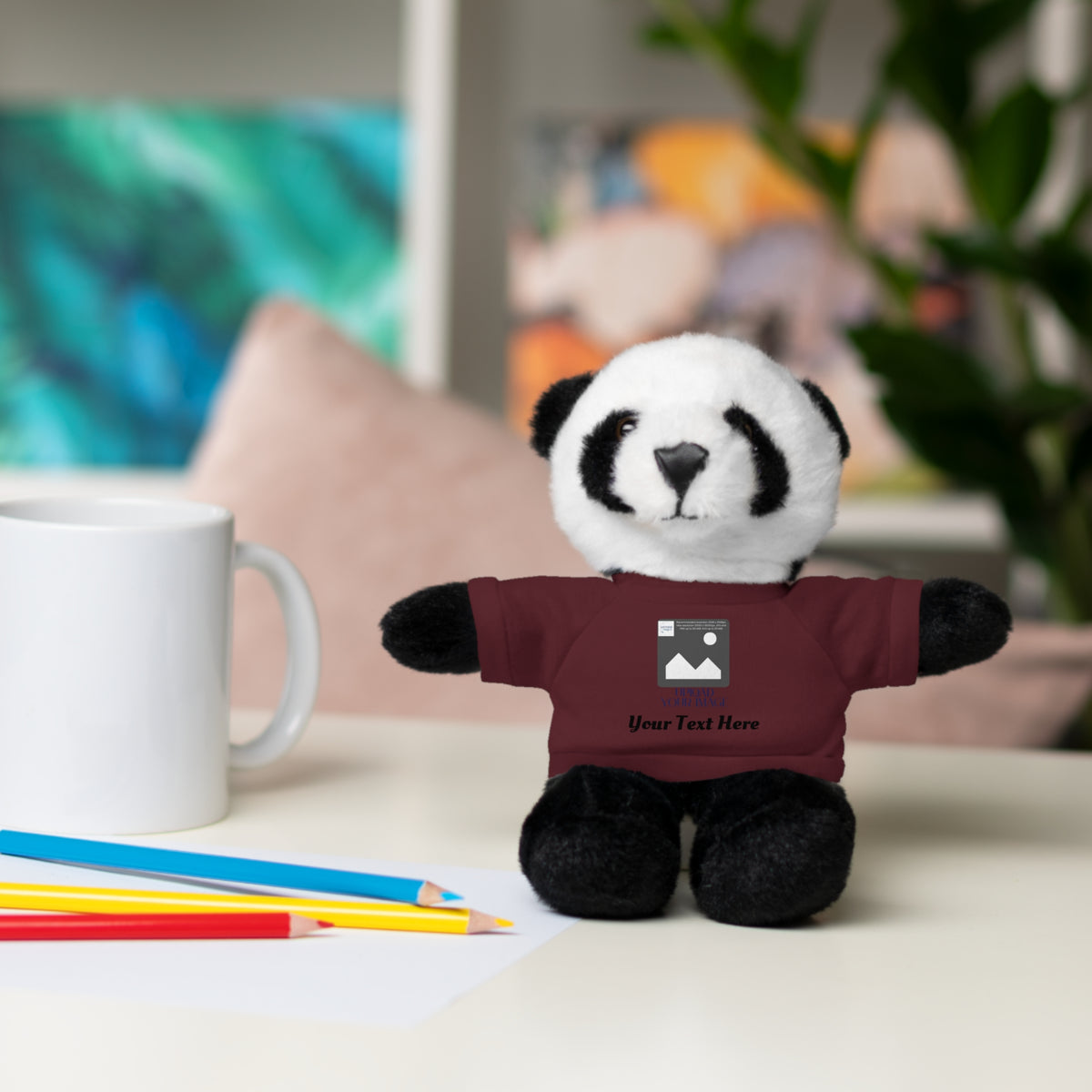 Personalized Stuffed Animal with Custom T-Shirt | Name, Photo or Message Plush Gift