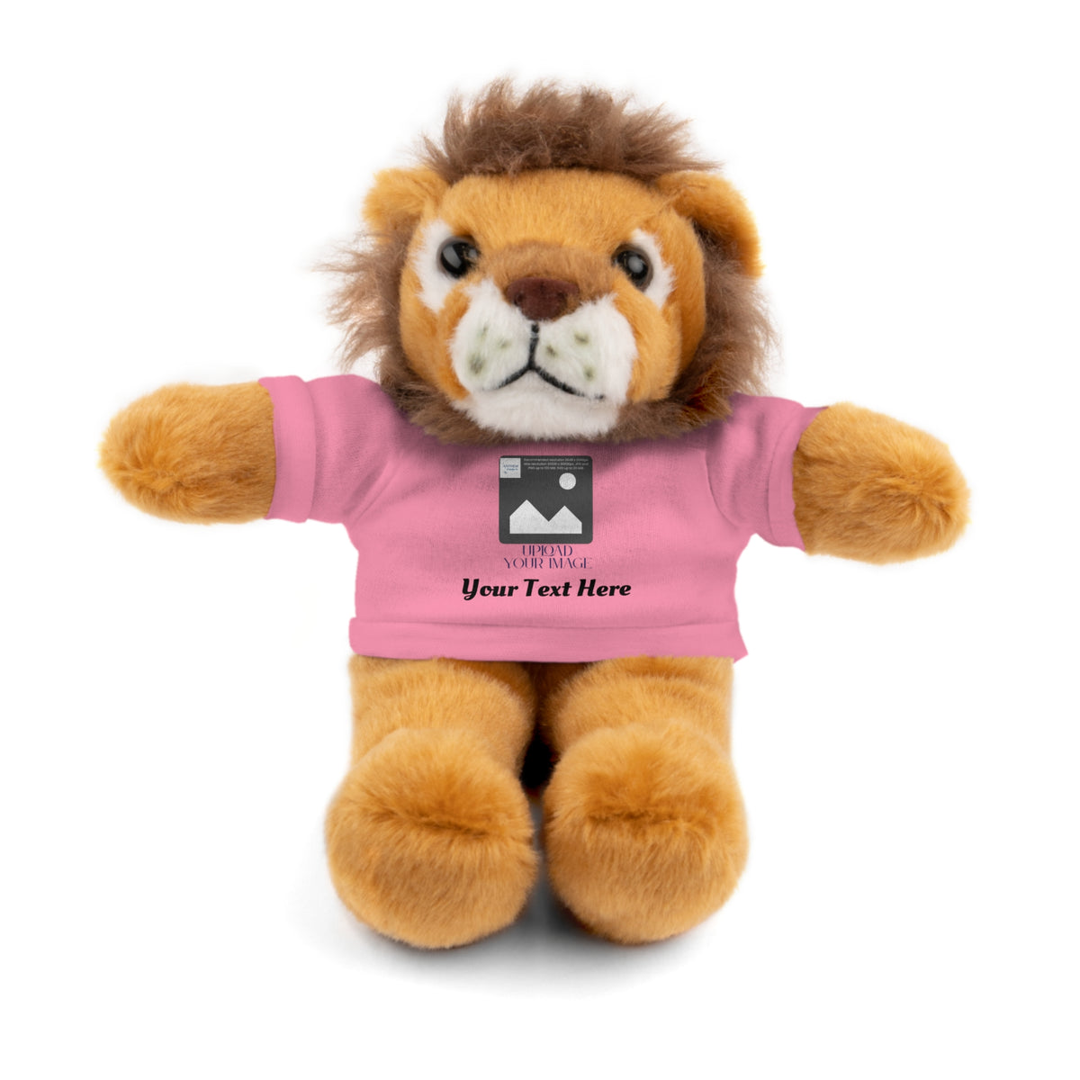 Personalized Stuffed Animal with Custom T-Shirt | Name, Photo or Message Plush Gift