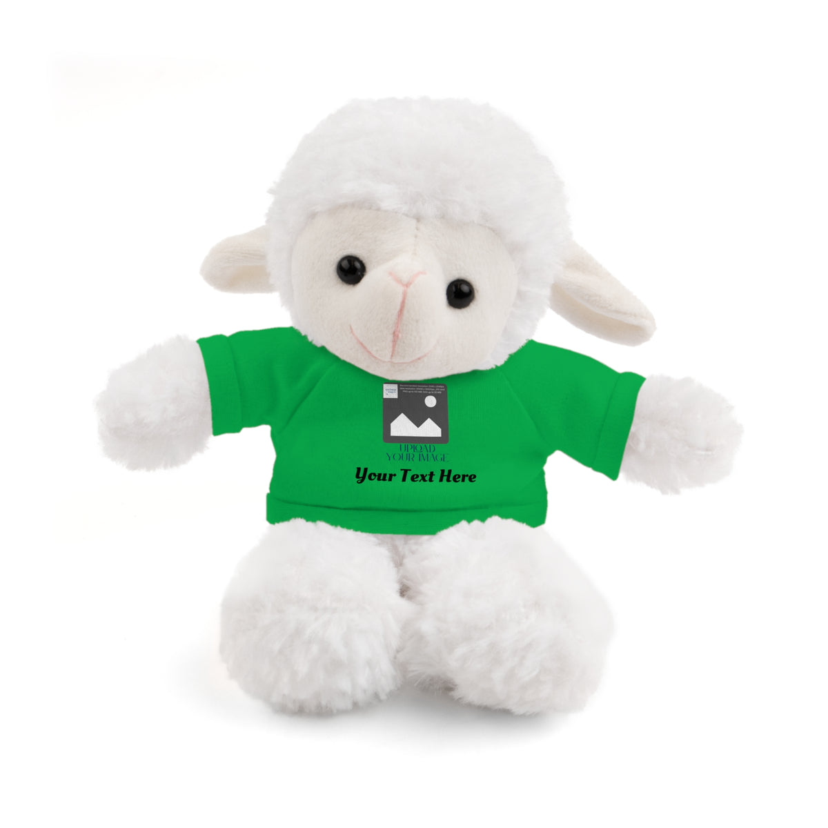 Personalized Stuffed Animal with Custom T-Shirt | Name, Photo or Message Plush Gift