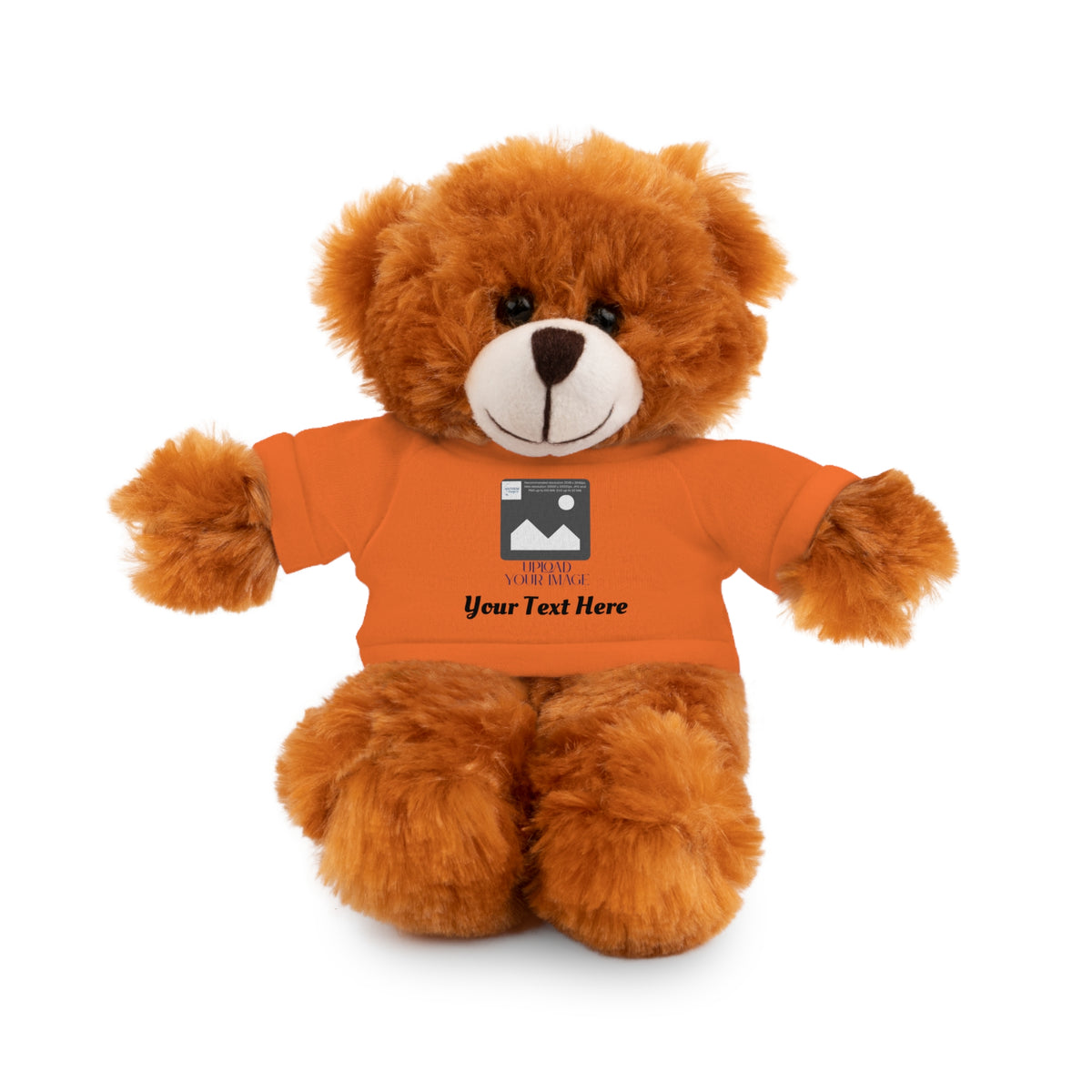 Personalized Stuffed Animal with Custom T-Shirt | Name, Photo or Message Plush Gift