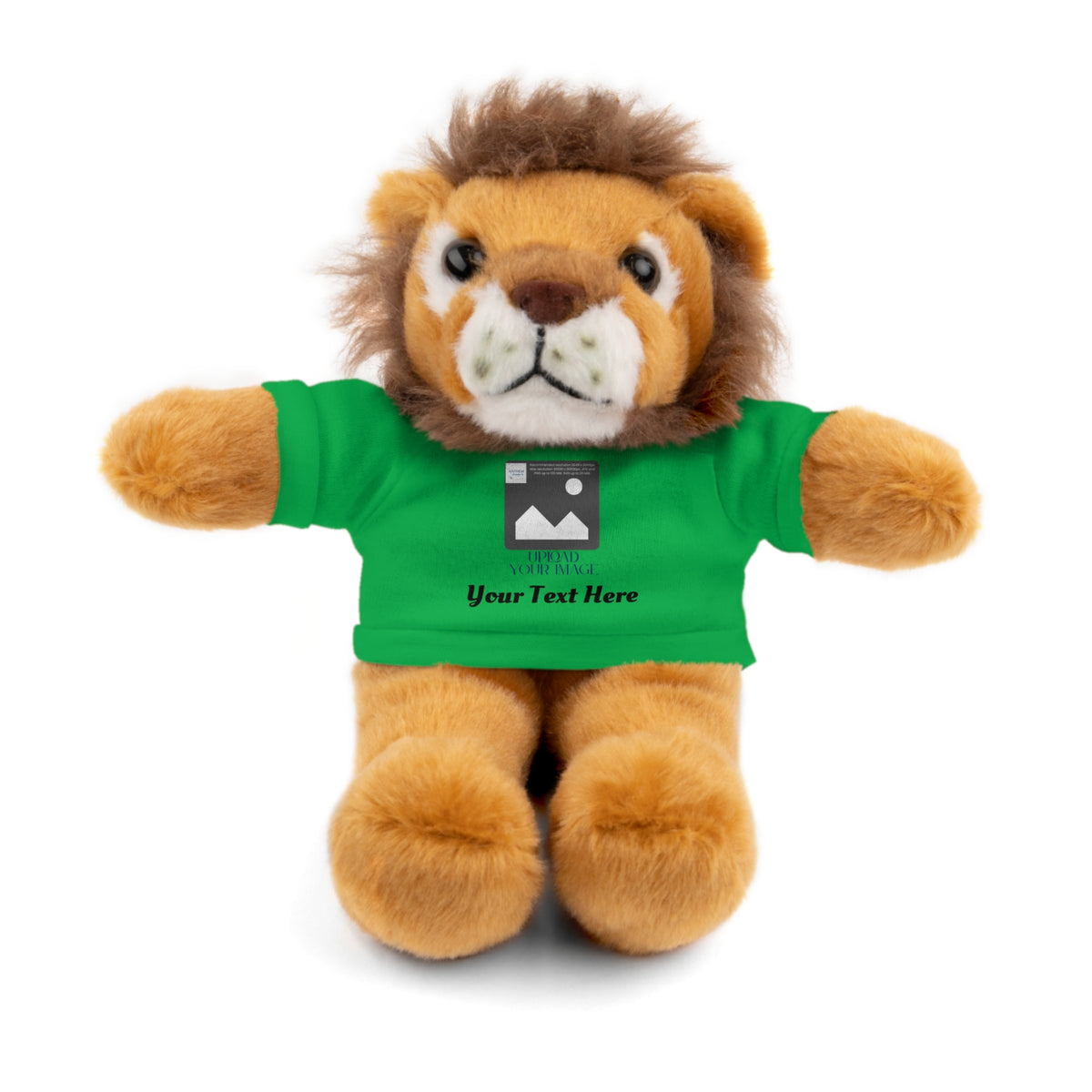Personalized Stuffed Animal with Custom T-Shirt | Name, Photo or Message Plush Gift