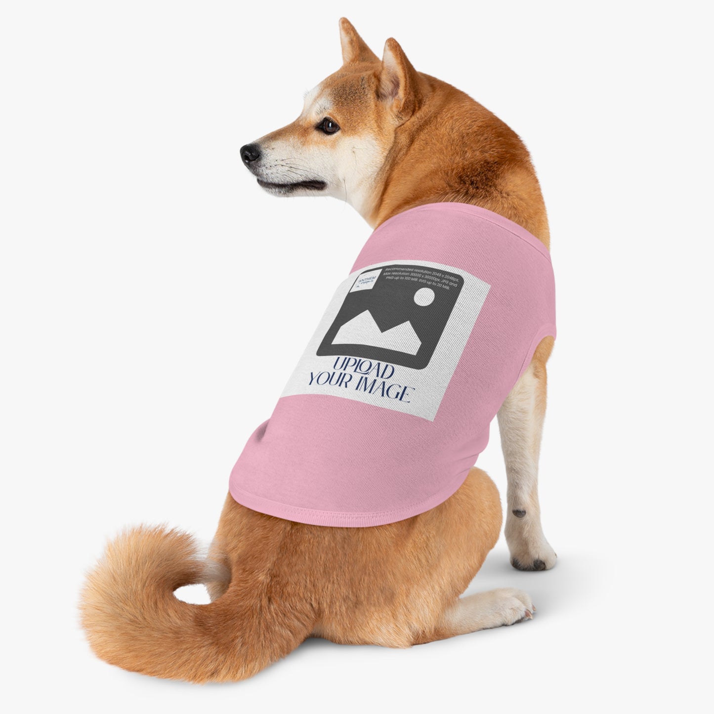Customizable Pet Tank Top – Upload Your Image Personalized Dog/Cat Shirt