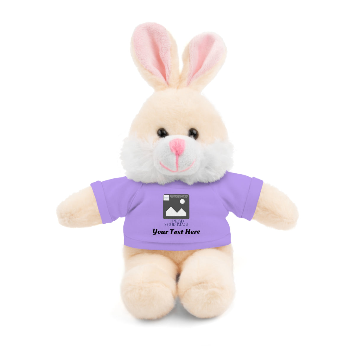 Personalized Stuffed Animal with Custom T-Shirt | Name, Photo or Message Plush Gift
