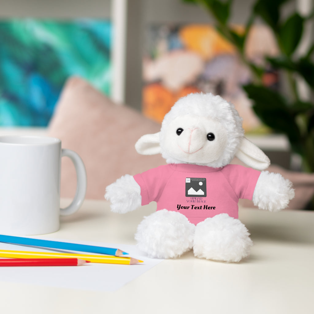 Personalized Stuffed Animal with Custom T-Shirt | Name, Photo or Message Plush Gift