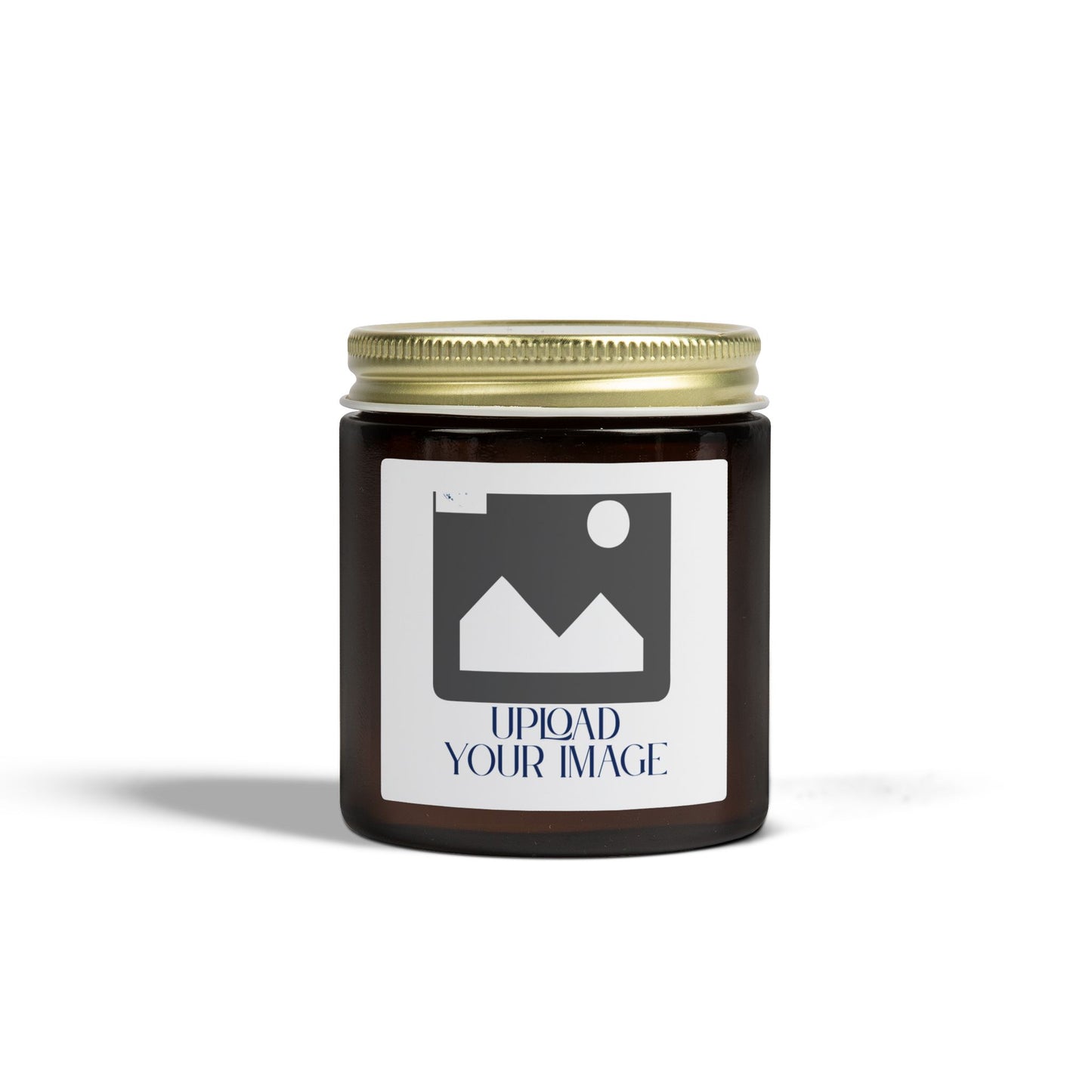 Coconut Apricot Soy Candle — Upload & Customize Scented Jar Candle for Home, Spa & Gifts