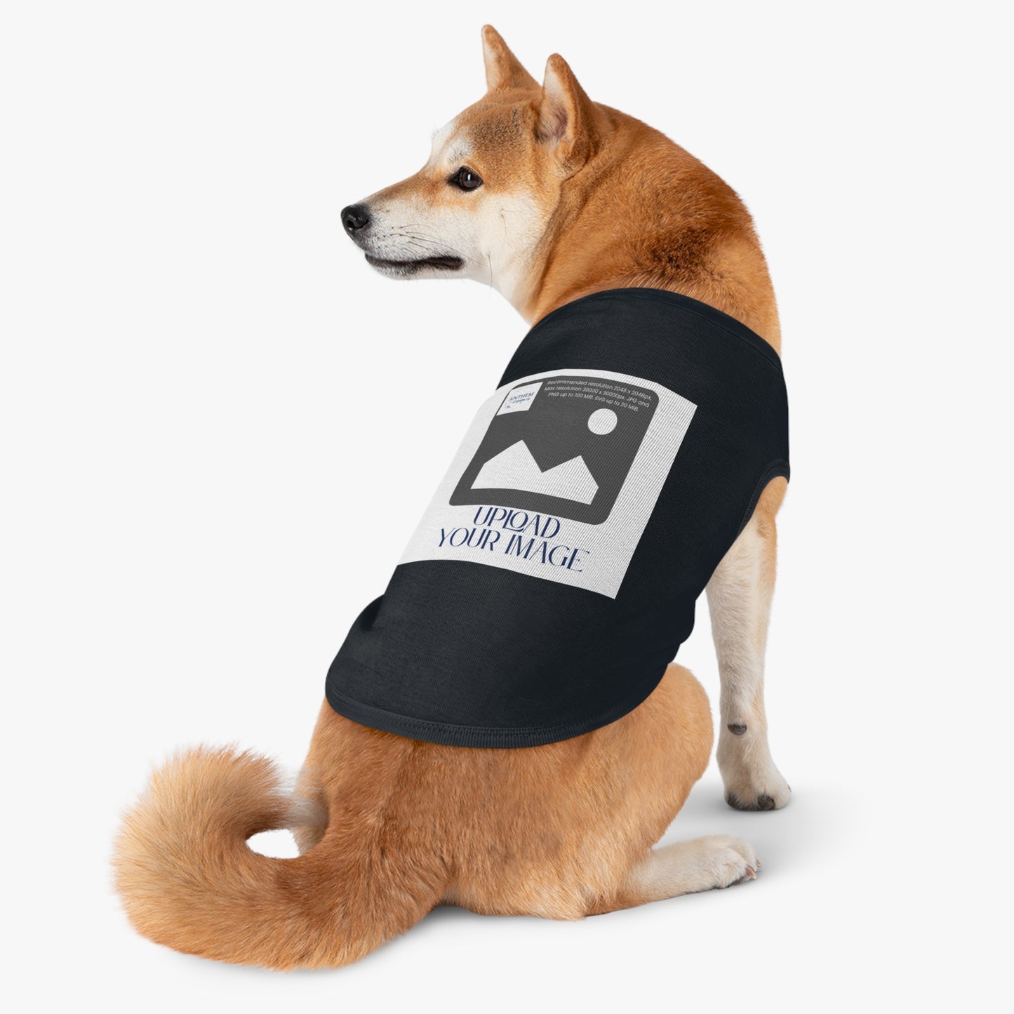 Customizable Pet Tank Top – Upload Your Image Personalized Dog/Cat Shirt