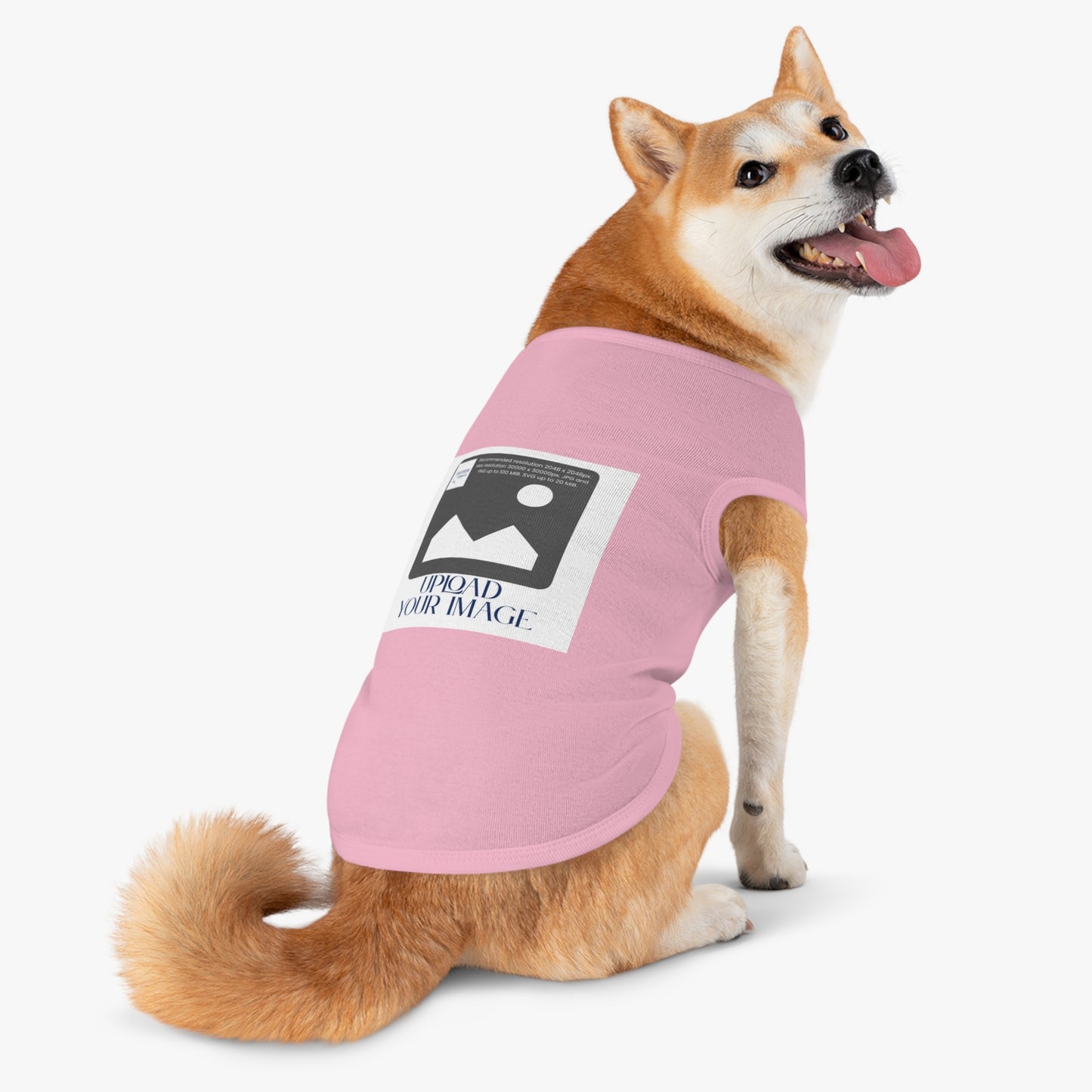 Customizable Pet Tank Top – Upload Your Image Personalized Dog/Cat Shirt