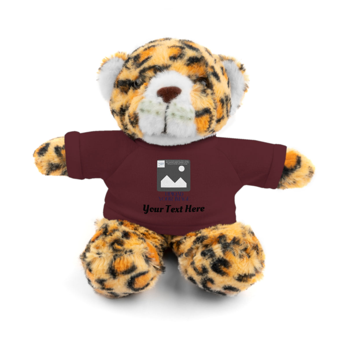 Personalized Stuffed Animal with Custom T-Shirt | Name, Photo or Message Plush Gift