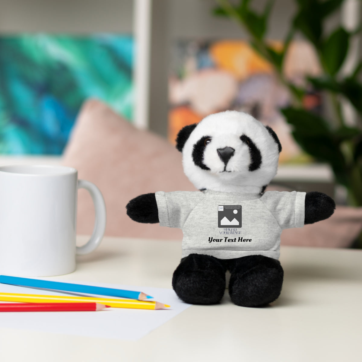 Personalized Stuffed Animal with Custom T-Shirt | Name, Photo or Message Plush Gift